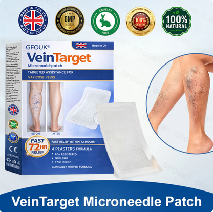 💞🪐GFOUK® VeinTarget Microneedle Patch⚡Instant Relief, Long-Term Results