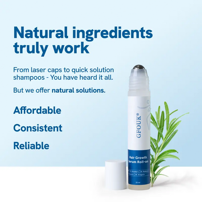 Hair Growth Roll-On Serum – See hair growth in 4 weeks