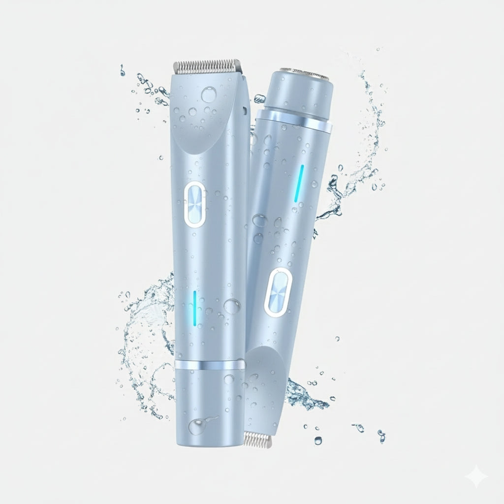2-in-1 Rechargeable Bikini Hair Trimmer – Gentle, Safe & Skin-Friendly