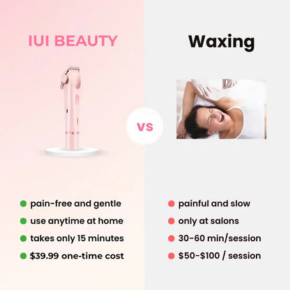 2-in-1 Rechargeable Bikini Hair Trimmer – Gentle, Safe & Skin-Friendly