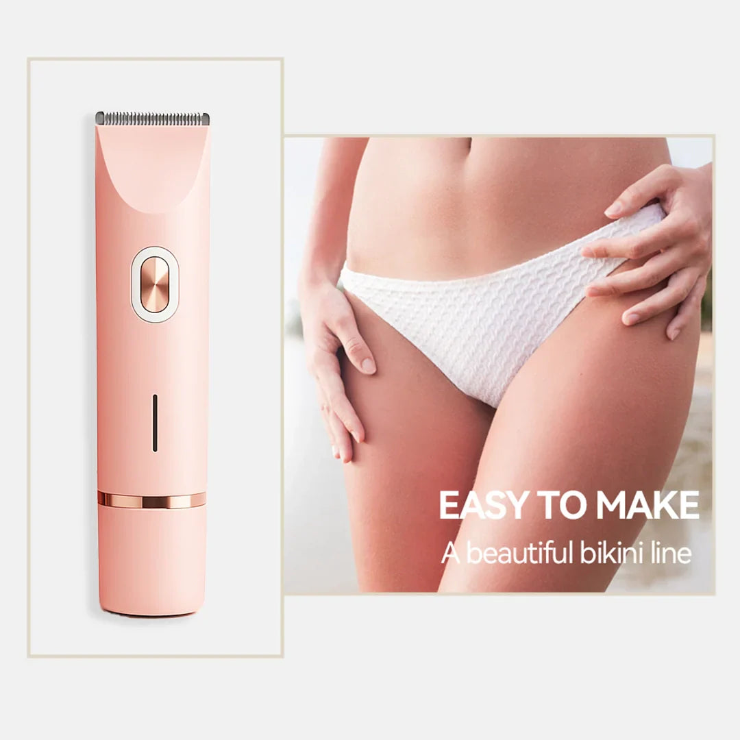 2-in-1 Rechargeable Bikini Hair Trimmer – Gentle, Safe & Skin-Friendly