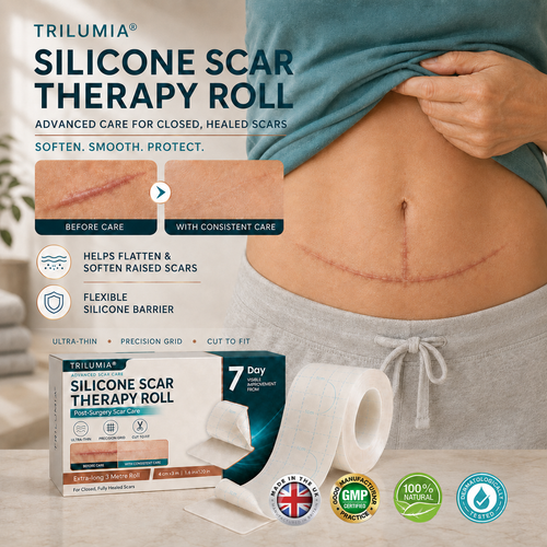 💞👩‍⚕️TRILUMIA® SILICONE SCAR THERAPY ROLL  Help Soften, Flatten & Improve the Appearance of Raised Scars