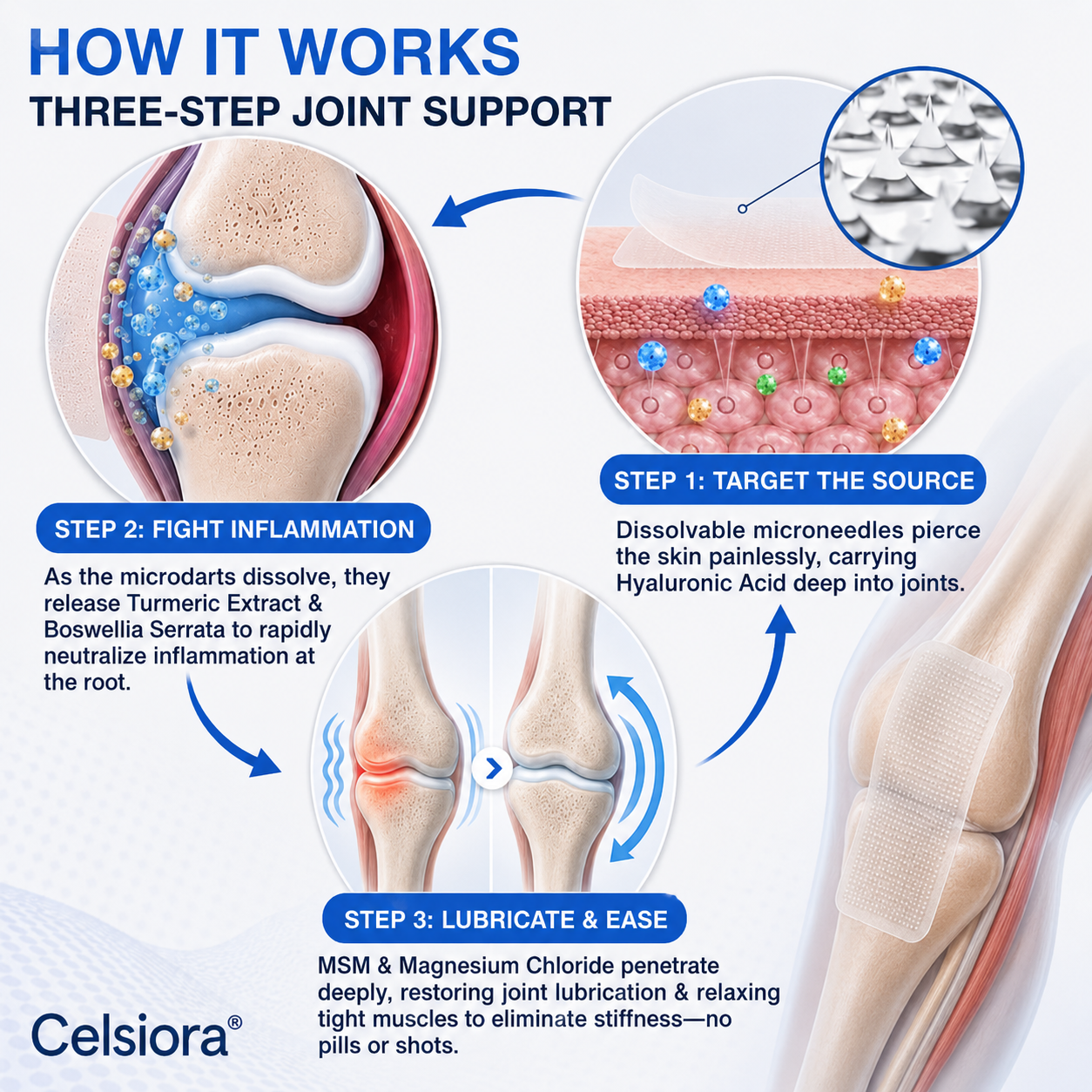 💞✅ Celsiora® Fast-Acting Joint Relief Patch Targeted Support for Pain, Stiffness & Swelling