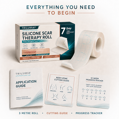 💞👩‍⚕️TRILUMIA® SILICONE SCAR THERAPY ROLL  Help Soften, Flatten & Improve the Appearance of Raised Scars