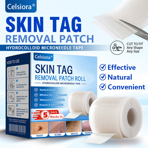 💞☘️Celsiora® Multi-Functional Microneedle Hydrocolloid Patch Roll | Targets Skin Tags, Warts & Stubborn Blemishes